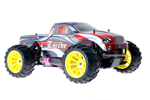 Himoto 1:10 Nitro Truck Grey Red